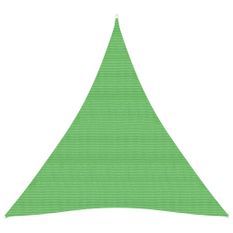 Voile d'ombrage 160 g/m² Vert clair 5x7x7 m PEHD