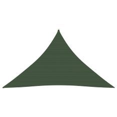 Voile d'ombrage 160 g/m² Vert foncé 2,5x2,5x3,5 m PEHD
