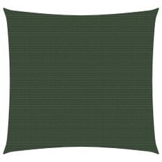 Voile d'ombrage 160 g/m² Vert foncé 2x2 m PEHD