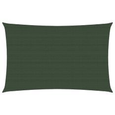 Voile d'ombrage 160 g/m² Vert foncé 2x4 m PEHD