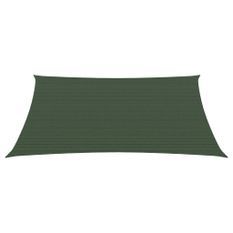 Voile d'ombrage 160 g/m² Vert foncé 3/4x3 m PEHD