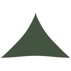 Voile d'ombrage 160 g/m² Vert foncé 3x3x3 m PEHD