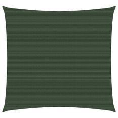 Voile d'ombrage 160 g/m² Vert foncé 4,5x4,5 m PEHD