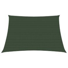 Voile d'ombrage 160 g/m² Vert foncé 4/5x4 m PEHD