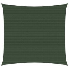 Voile d'ombrage 160 g/m² Vert foncé 6x6 m PEHD
