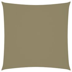 Voile de parasol Tissu Oxford carré 2,5x2,5 m Beige