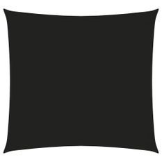 Voile de parasol Tissu Oxford carré 2,5x2,5 m Noir