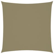 Voile de parasol Tissu Oxford carré 3x3 m Beige