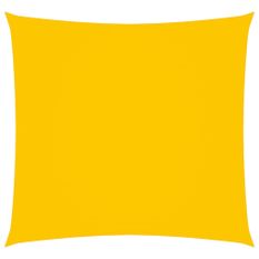 Voile de parasol Tissu Oxford carré 3x3 m Jaune