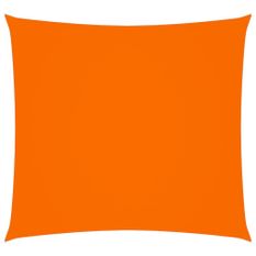 Voile de parasol Tissu Oxford carré 3x3 m Orange