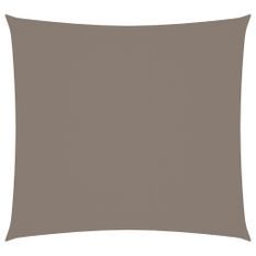 Voile de parasol Tissu Oxford carré 3x3 m Taupe