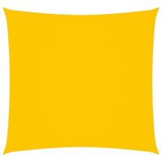 Voile de parasol Tissu Oxford carré 4,5x4,5 m Jaune