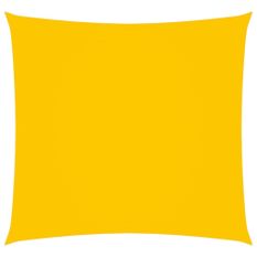 Voile de parasol Tissu Oxford carré 4x4 m Jaune