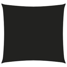 Voile de parasol Tissu Oxford carré 4x4 m Noir