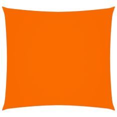 Voile de parasol Tissu Oxford carré 5x5 m Orange