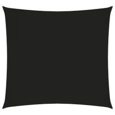 Voile de parasol Tissu Oxford carré 7x7 m Noir