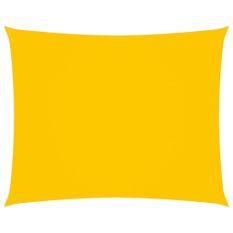 Voile de parasol Tissu Oxford rectangulaire 2,5x3,5 m Jaune