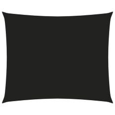 Voile de parasol Tissu Oxford rectangulaire 2,5x3,5 m Noir