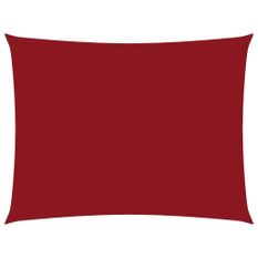 Voile de parasol Tissu Oxford rectangulaire 2,5x3,5 m Rouge