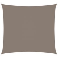 Voile de parasol Tissu Oxford rectangulaire 2,5x3 m Taupe