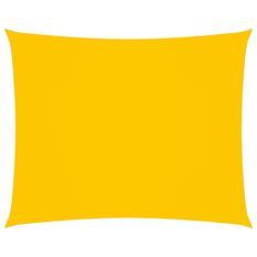 Voile de parasol Tissu Oxford rectangulaire 2,5x4 m Jaune
