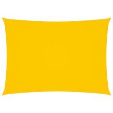 Voile de parasol Tissu Oxford rectangulaire 2,5x5 m Jaune