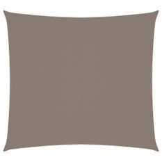 Voile de parasol Tissu Oxford rectangulaire 2x2,5 m Taupe