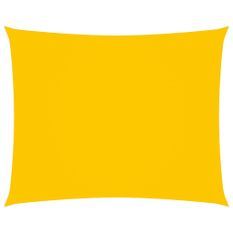 Voile de parasol Tissu Oxford rectangulaire 2x3 m Jaune