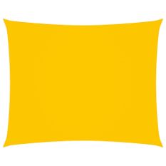 Voile de parasol Tissu Oxford rectangulaire 3x4,5 m Jaune