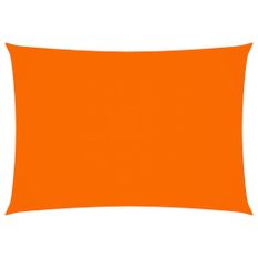 Voile de parasol Tissu Oxford rectangulaire 3x4,5 m Orange