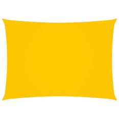 Voile de parasol Tissu Oxford rectangulaire 3x5 m Jaune