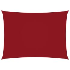 Voile de parasol Tissu Oxford rectangulaire 3x5 m Rouge