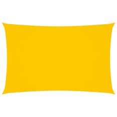 Voile de parasol Tissu Oxford rectangulaire 3x6 m Jaune