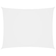 Voile de parasol Tissu Oxford rectangulaire 6x7 m Blanc