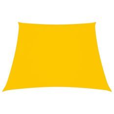 Voile de parasol Tissu Oxford trapèze 3/4x2 m Jaune