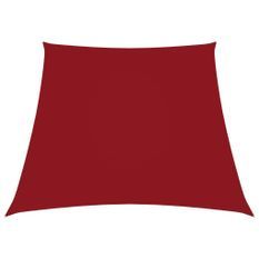 Voile de parasol Tissu Oxford trapèze 3/4x2 m Rouge