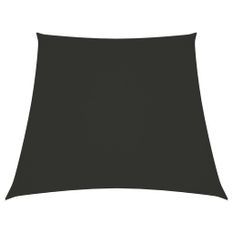 Voile de parasol Tissu Oxford trapèze 3/4x3 m Anthracite