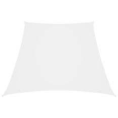 Voile de parasol Tissu Oxford trapèze 3/4x3 m Blanc