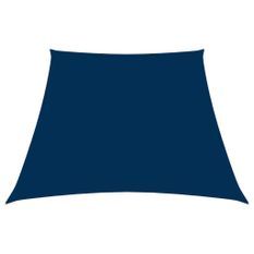 Voile de parasol Tissu Oxford trapèze 4/5x3 m Bleu