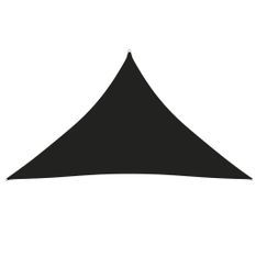 Voile de parasol Tissu Oxford triangulaire 2,5x2,5x3,5 m Noir