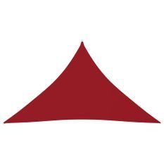 Voile de parasol Tissu Oxford triangulaire 2,5x2,5x3,5 m Rouge