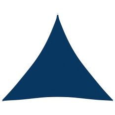Voile de parasol Tissu Oxford triangulaire 3x3x3 m Bleu