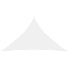 Voile de parasol Tissu Oxford triangulaire 3x3x4,24 m Blanc