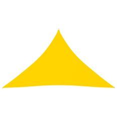 Voile de parasol Tissu Oxford triangulaire 3x3x4,24 m Jaune