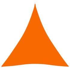 Voile de parasol Tissu Oxford triangulaire 4,5x4,5x4,5 m Orange