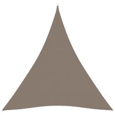Voile de parasol Tissu Oxford triangulaire 4,5x4,5x4,5 m Taupe