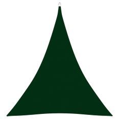 Voile de parasol Tissu Oxford triangulaire 4x5x5 m Vert foncé