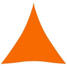 Voile de parasol Tissu Oxford triangulaire 5x5x5 m Orange