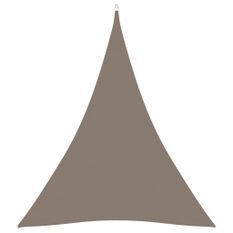 Voile de parasol Tissu Oxford triangulaire 5x6x6 m Taupe