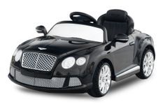Voiture électrique Bentley continental GTC noir 2x30W 12V